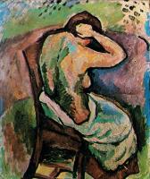 Georges Braque - Desnudo sentado visto dees paldas